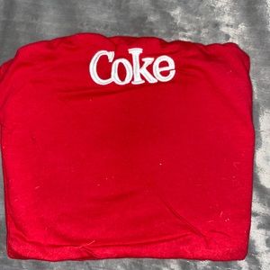 Coke crop top size extra small
